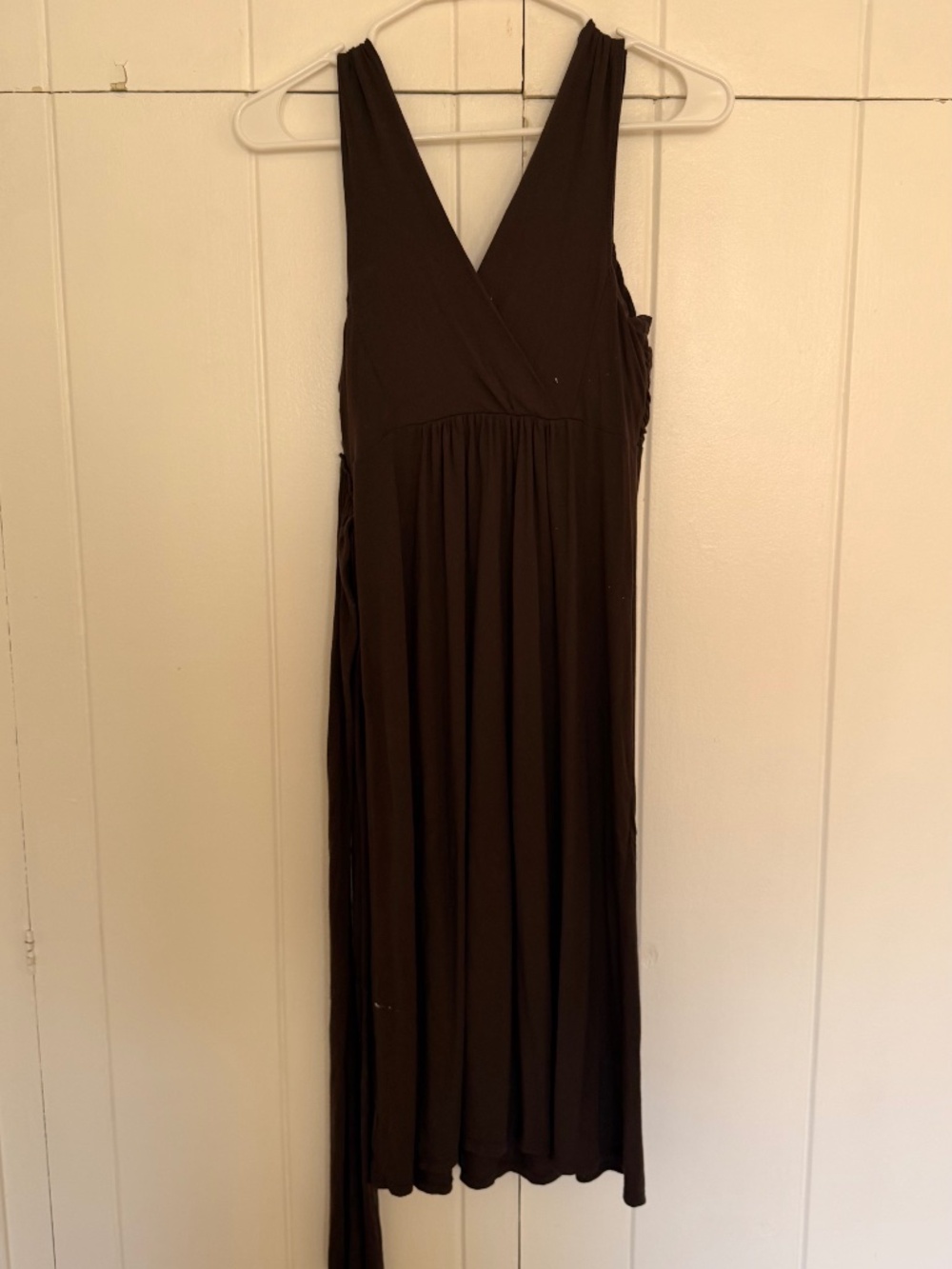 Victoria's Secret Brown Built-In Bra Flowy Dress